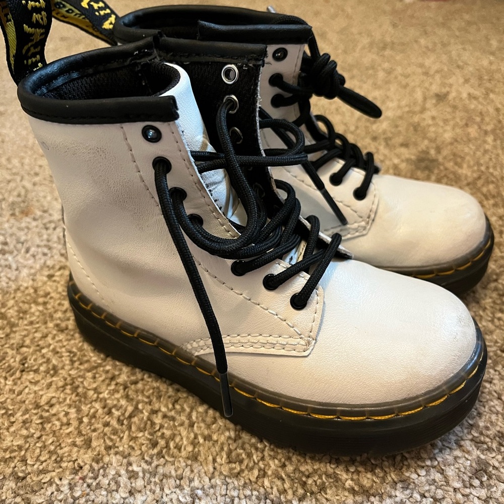 White Toddler Dr Martens